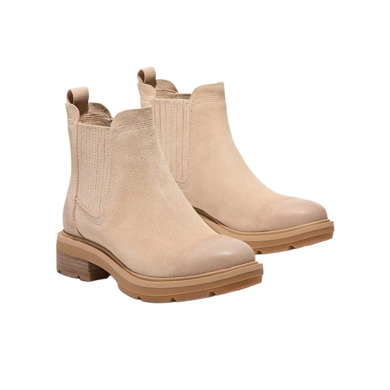 Timberland Short Chelsea Boots Women's Beige-2