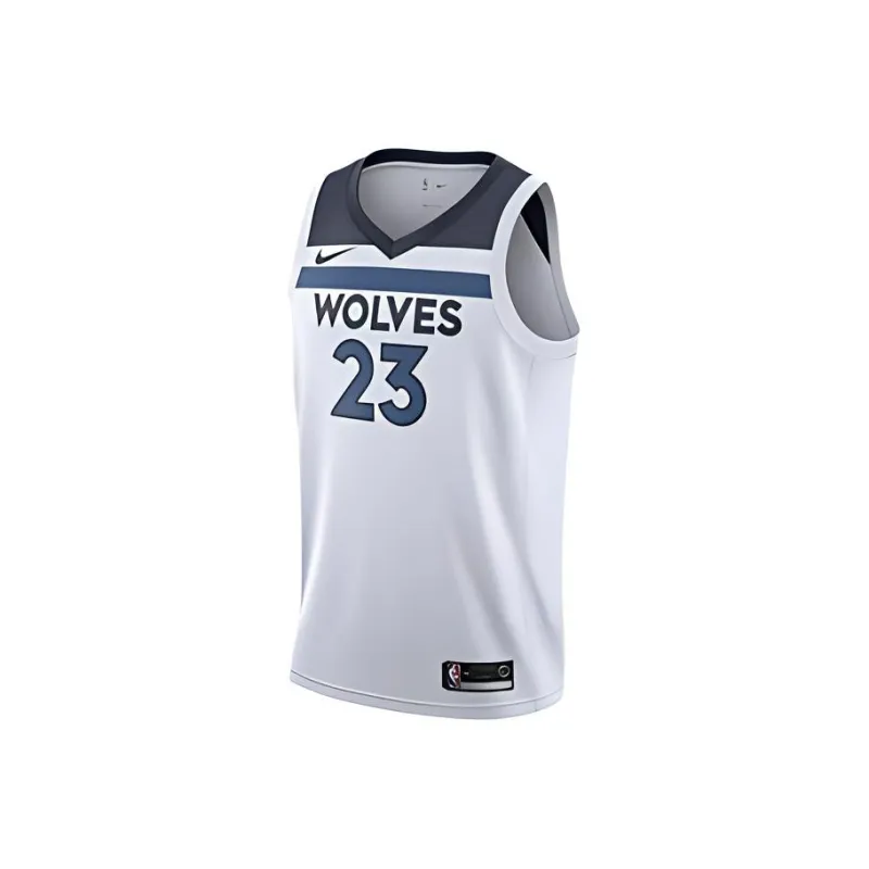 Nike X NBA Basketball Jersey Men's White Blue-0
