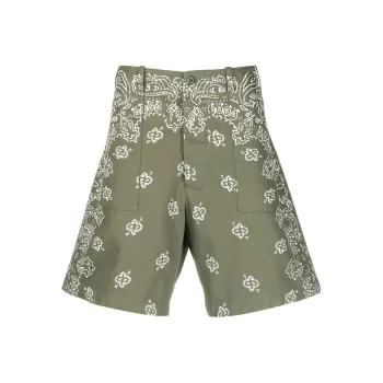 AMIRI Casual Shorts Men Olive Green