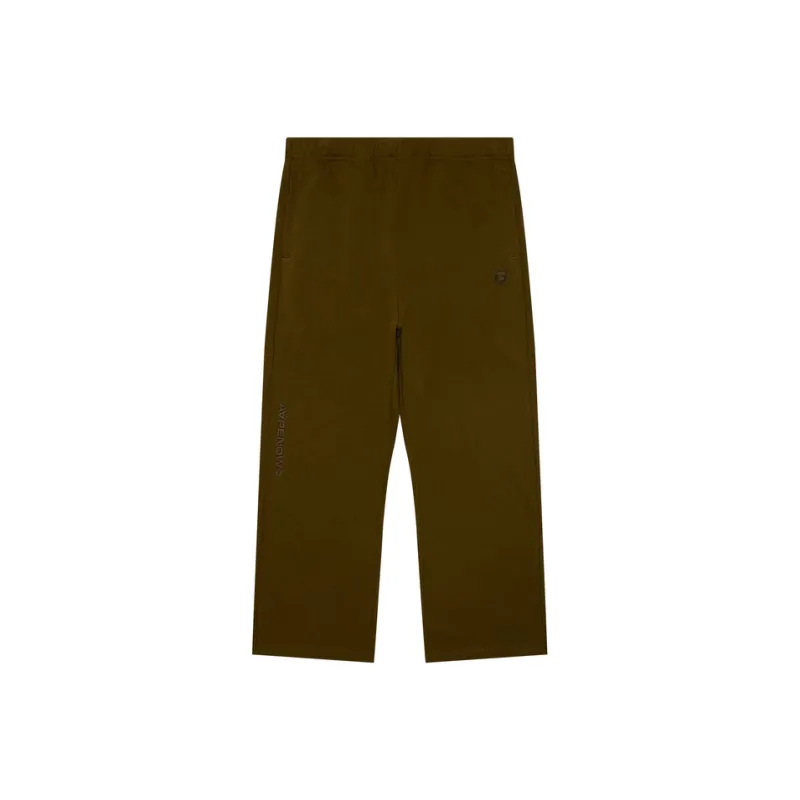 Aape Logo patch Straight Track Pants-2