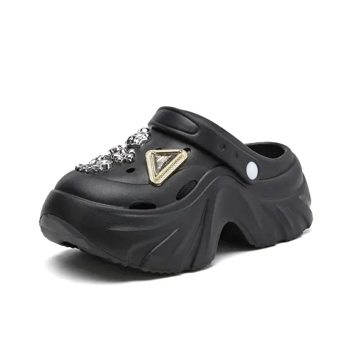 La Chapelle Clogs Women's Black