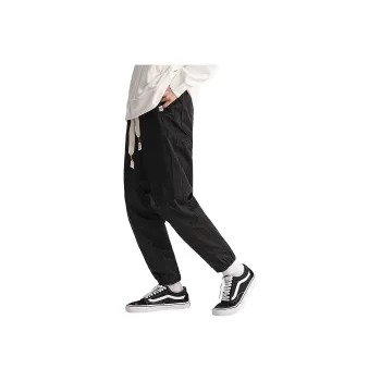 ZMOH Elastic Cuff Casual Pants Unisex Couple's