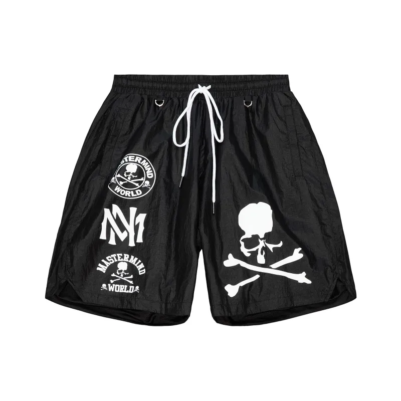 Mitchell & Ness x Mastermind Casual Shorts Men's Black-0