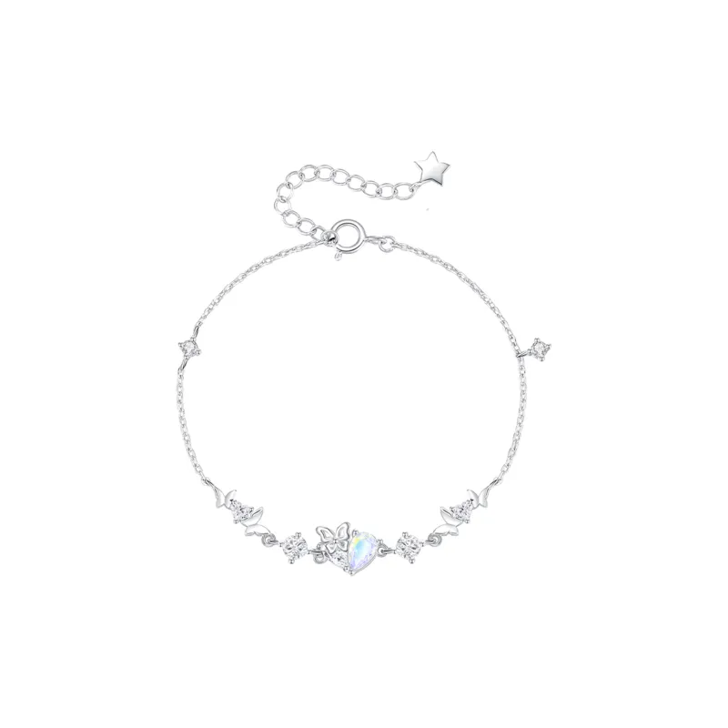 LUCKY ZHY S925 Silver Bracelets Women's-0