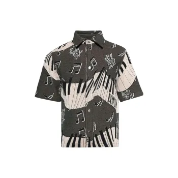 AMIRI Piano Keys Tapestry Shirt