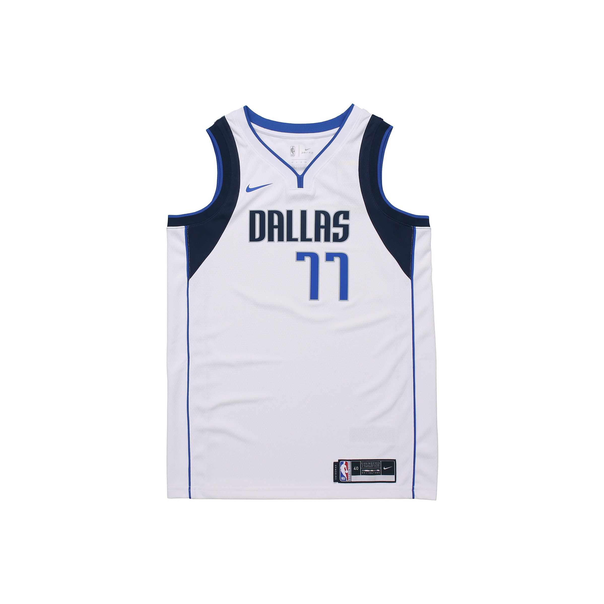 Nike NBA Luka Doncic Mavericks Jersey White - POIZON