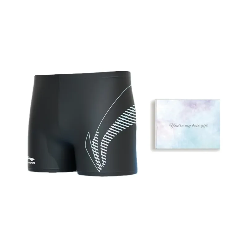 LiNing Swimming Shorts Men's Black-427