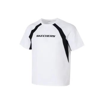 Skechers T Shirt Unisex Smoke Black 03K8