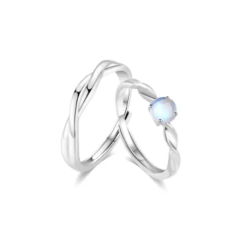 Master Kim Glass Cat Eye Rings Unisex