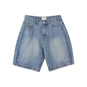 FOSS Denim Shorts Unisex Denim Light Blue