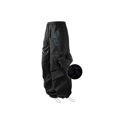 Ice Flying Casual Pants Unisex Thickened And Fleece Lined/Regular