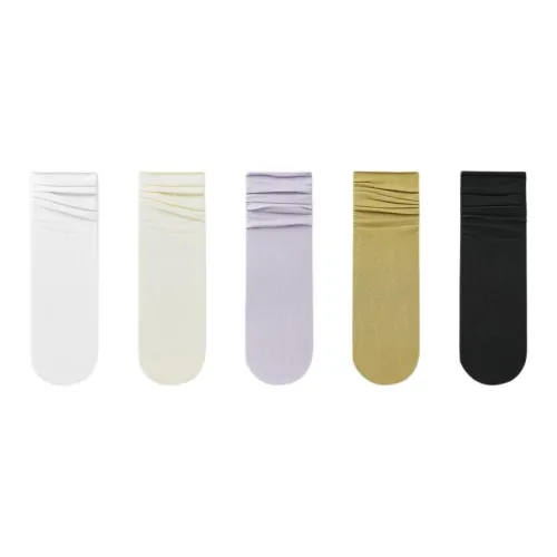 Temooues Mid Calf Socks Women's 5 Pack