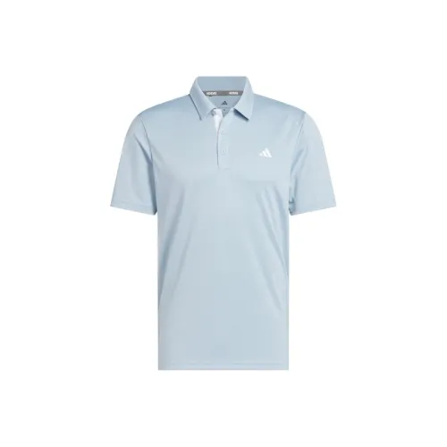 Adidas Clothing Polo Shirts Men Blue