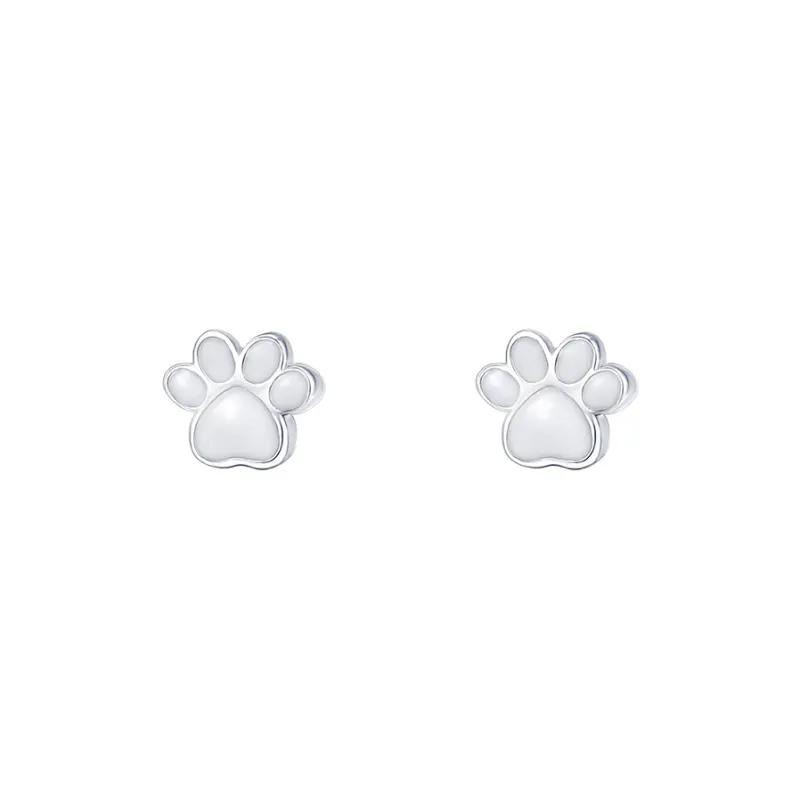 SHK Sterling Silver Stud Earrings Women's-0