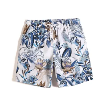 GAILANG Beach Shorts Unisex White
