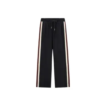 WILD LEADER Casual Pants Unisex Black