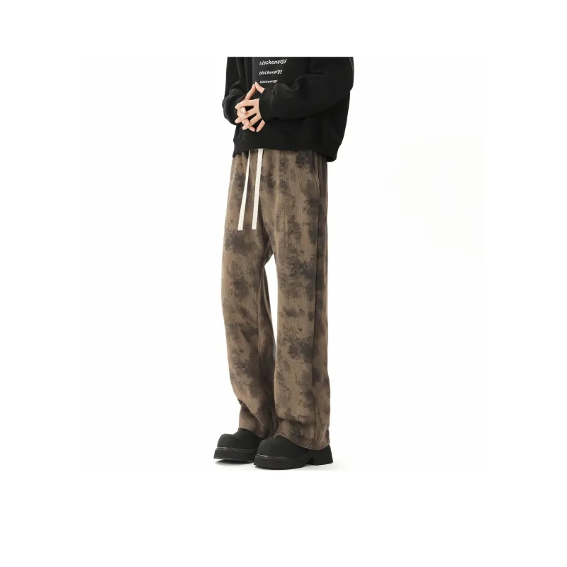A.X.S.K Casual Pants Unisex Brown-10