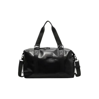 Victorian Traveler PU Travel Bag Unisex Black