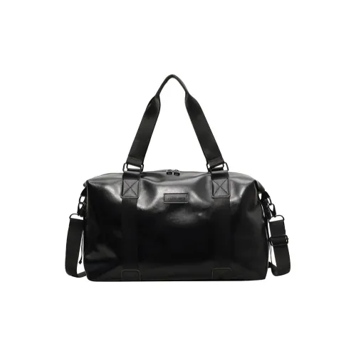 Victorian Traveler PU Travel Bag Unisex Black