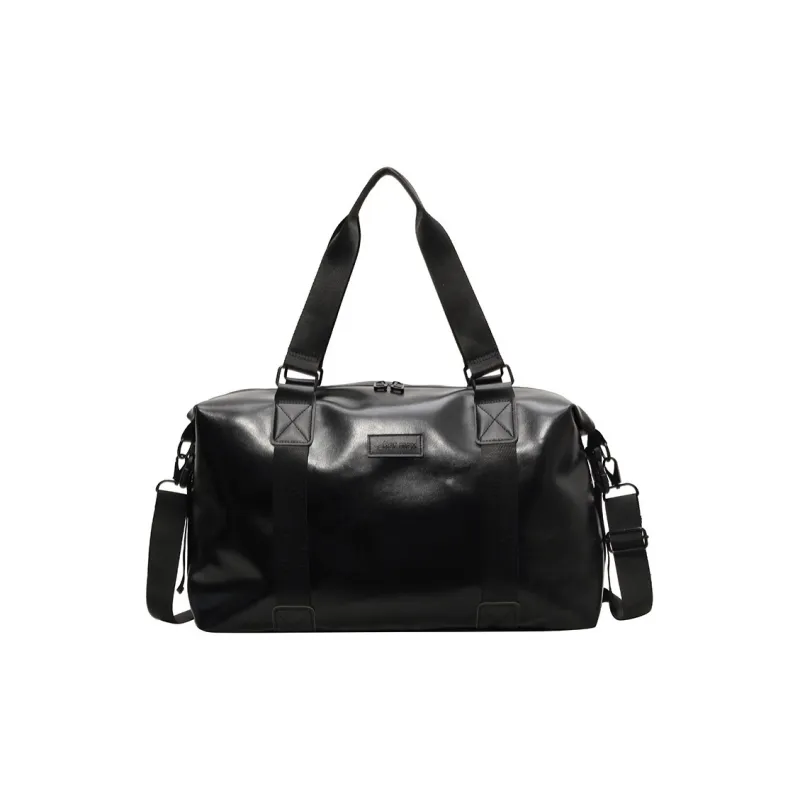 Victorian Traveler PU Travel Bag Unisex Black-0