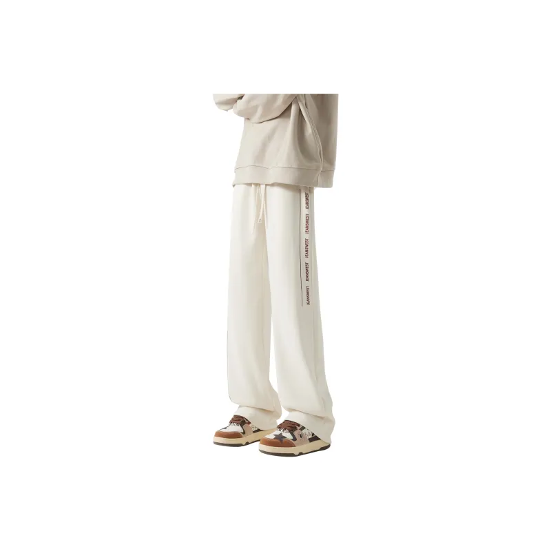 JEANSWEST Casual Pants Unisex Light Gray-4