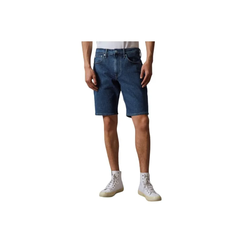 CALVIN KLEIN Denim Shorts Men's Denim Blue-0