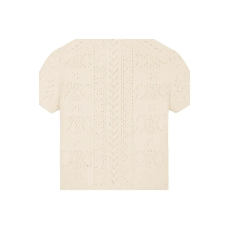 CELINE Cardigan In Pointelle Cashmere-3
