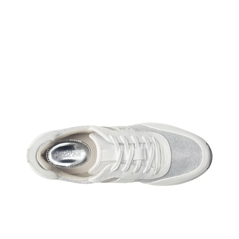 MICHAEL KORS Mabel Low Top Casual Shoes Women's Silver-5