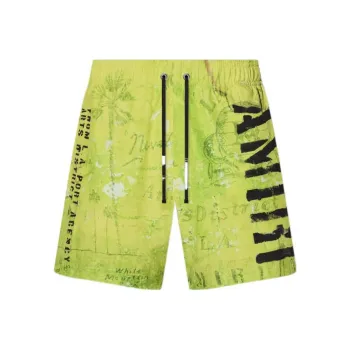 AMIRI Army Stencil Cargo Short
