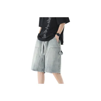 ELNHEN Denim Shorts Unisex Pink