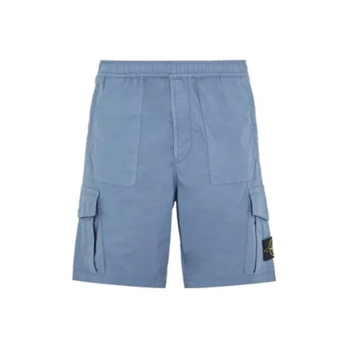 STONE ISLAND Casual Shorts Unisex Bluebird-0