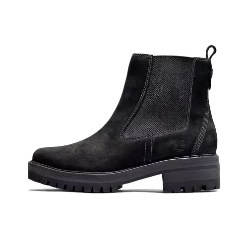 Timberland Courmayeur Valley Short Chelsea Boots Women's Black