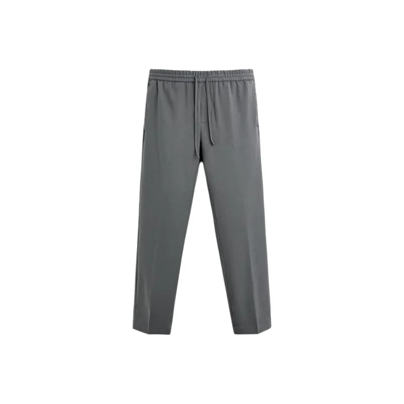 ZARA Casual Pants Men Gray-0