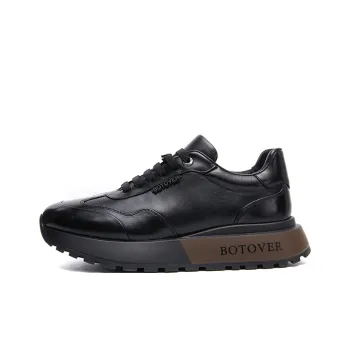 Bonnie Vicky Height Increasing Abrasion Resistant Low Top Casual Shoes Men's Black