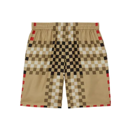Burberry Pixel Check Shorts