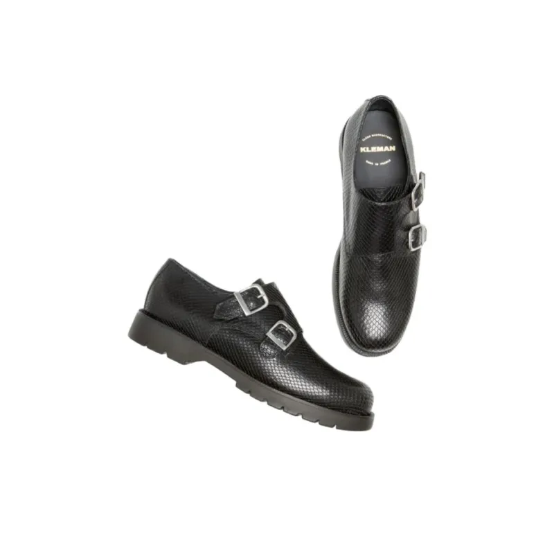 KLEMAN CLEON MANUFACTURE POSTIER LZ VGT Low Top Casual Shoes Unisex Black-4