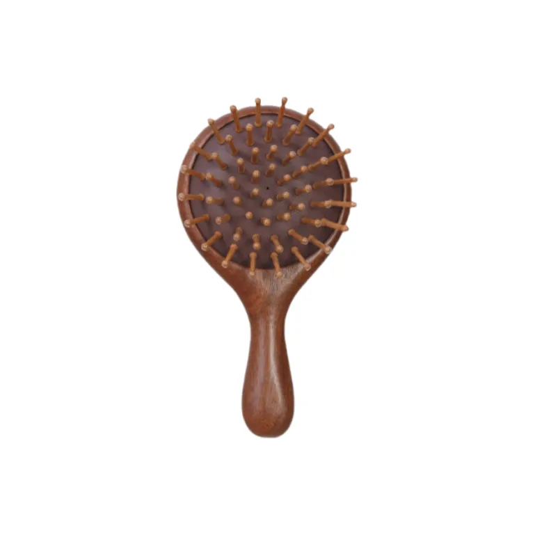 Gentle Welcome Air Cushion Air Bag Static Natural Golden Sandalwood Comb Massage-2