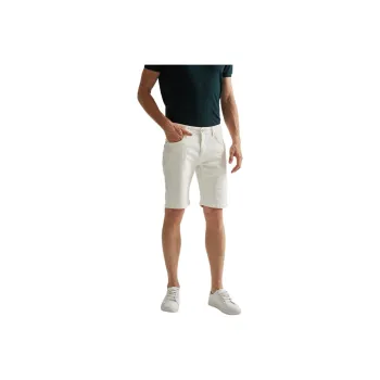 DANIEL HECHTER Denim Shorts Men's White