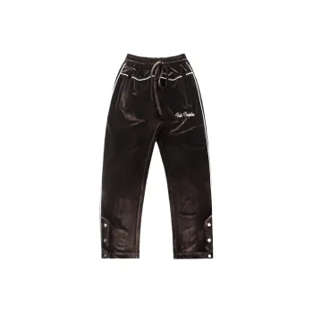 False Perception Casual Pants Unisex Brown