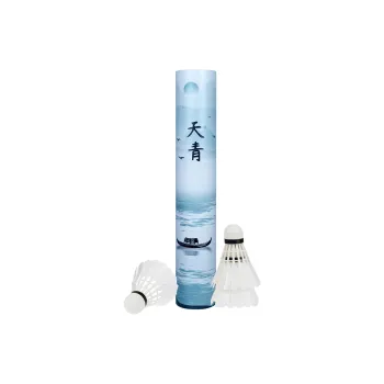 KUMPOO Azure 12 Pack Goose Feather Shuttlecocks