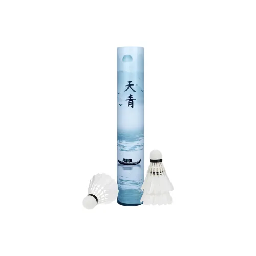 KUMPOO Azure 12 Pack Goose Feather Shuttlecocks