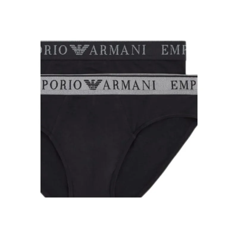 EMPORIO ARMANI Logo waistband Briefs Pack-3