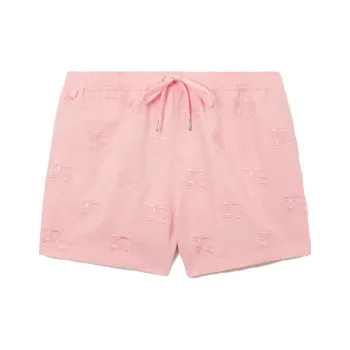 Burberry Ekd Motif Embroidered Swim Shorts