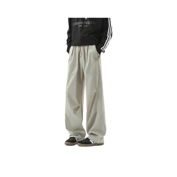 Worthwhile Movement Casual Pants Unisex Beige Apricot