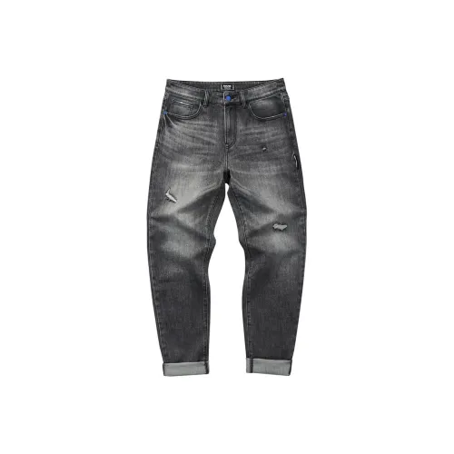 FAIRWHALE Jeans Unisex Medium Gray