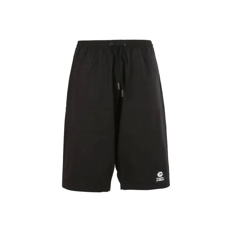 Marcelo Burlon County Of Milan Cotton Drawstring Below-knee Shorts-0