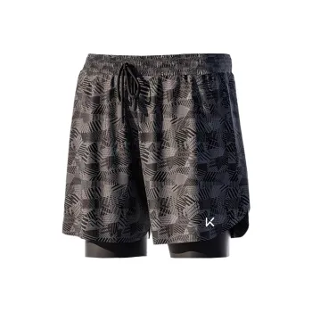 Keep Swimming Shorts Men Black Print
