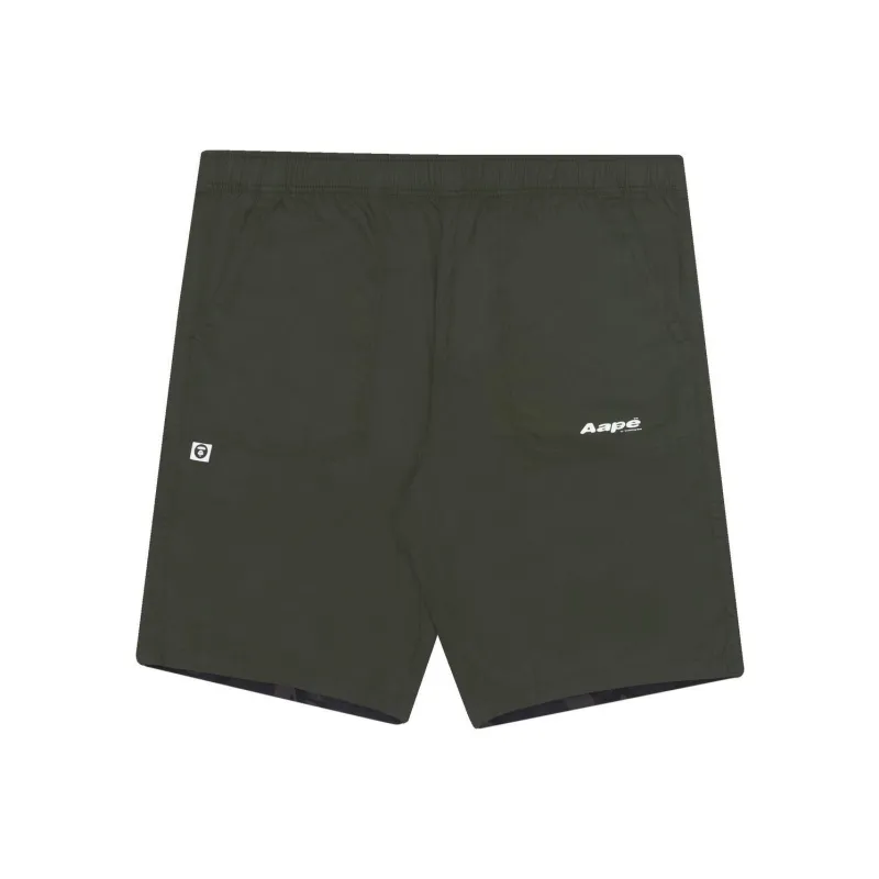 Aape Casual Shorts Unisex Dark Khaki-0
