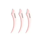 Pink[Crescent Eyebrow Razors]3-Piece Set