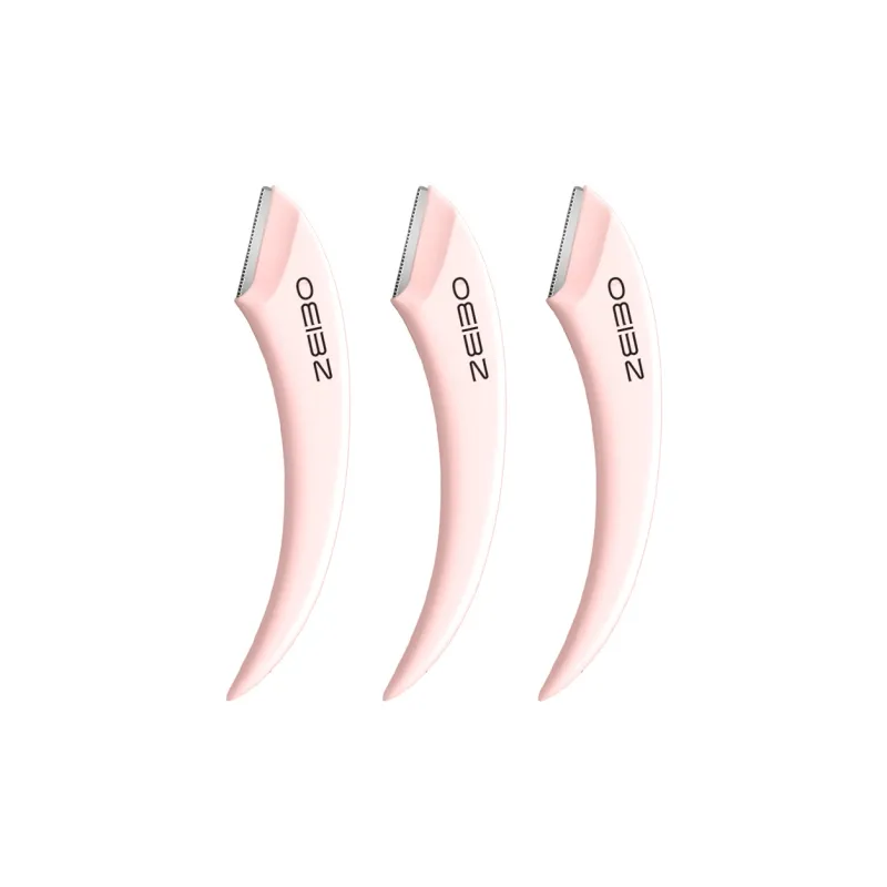 Oeiez Crescent Eyebrow Razor Blade Beginner Magnifying Anti Gouging Eyebrow Trimming Set Make up Tools-22